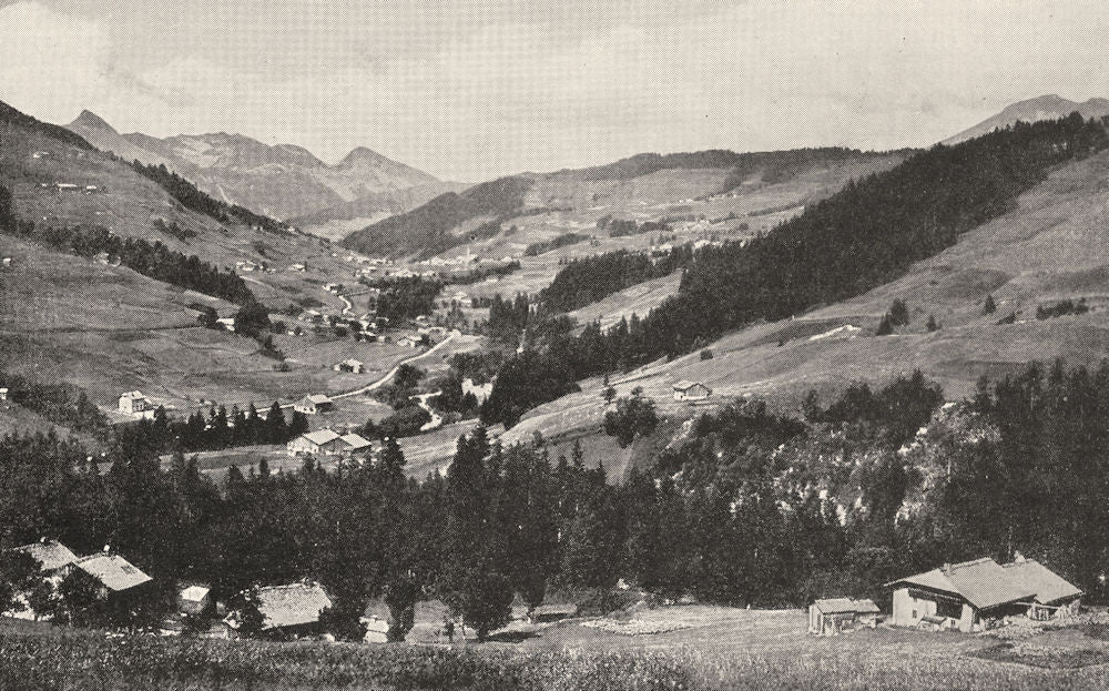 HAUTE- SAVOIE. Col Des gets, Entre les Vallées du Giffre et de la Drance 1900